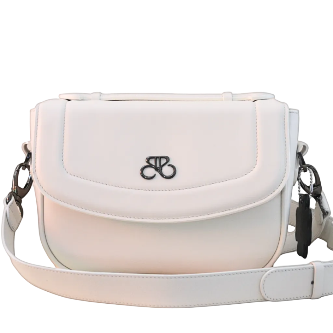 Bandolera Milan Block Blanca