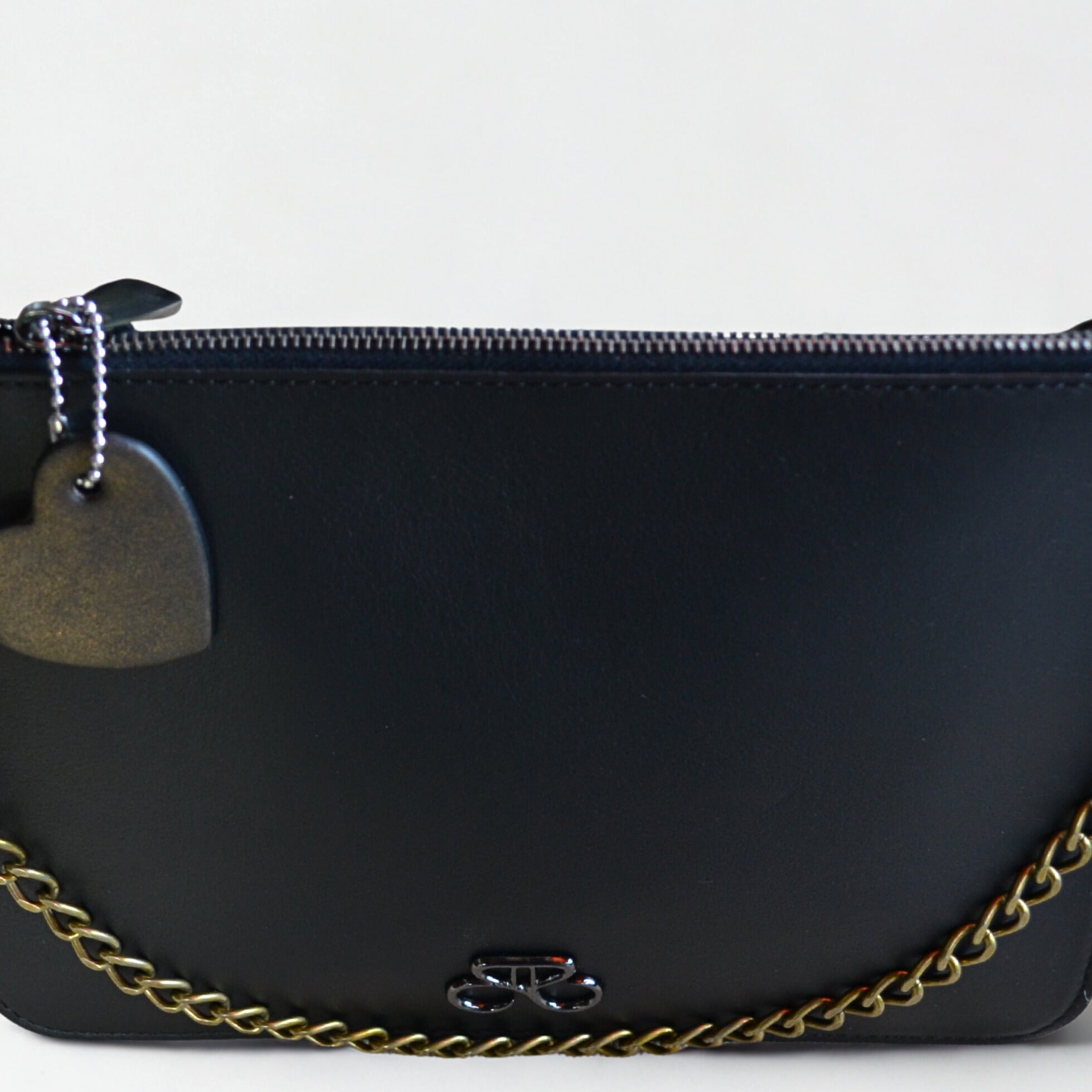 Maria Blois - Clutch Ginebra - negro piel napa liso