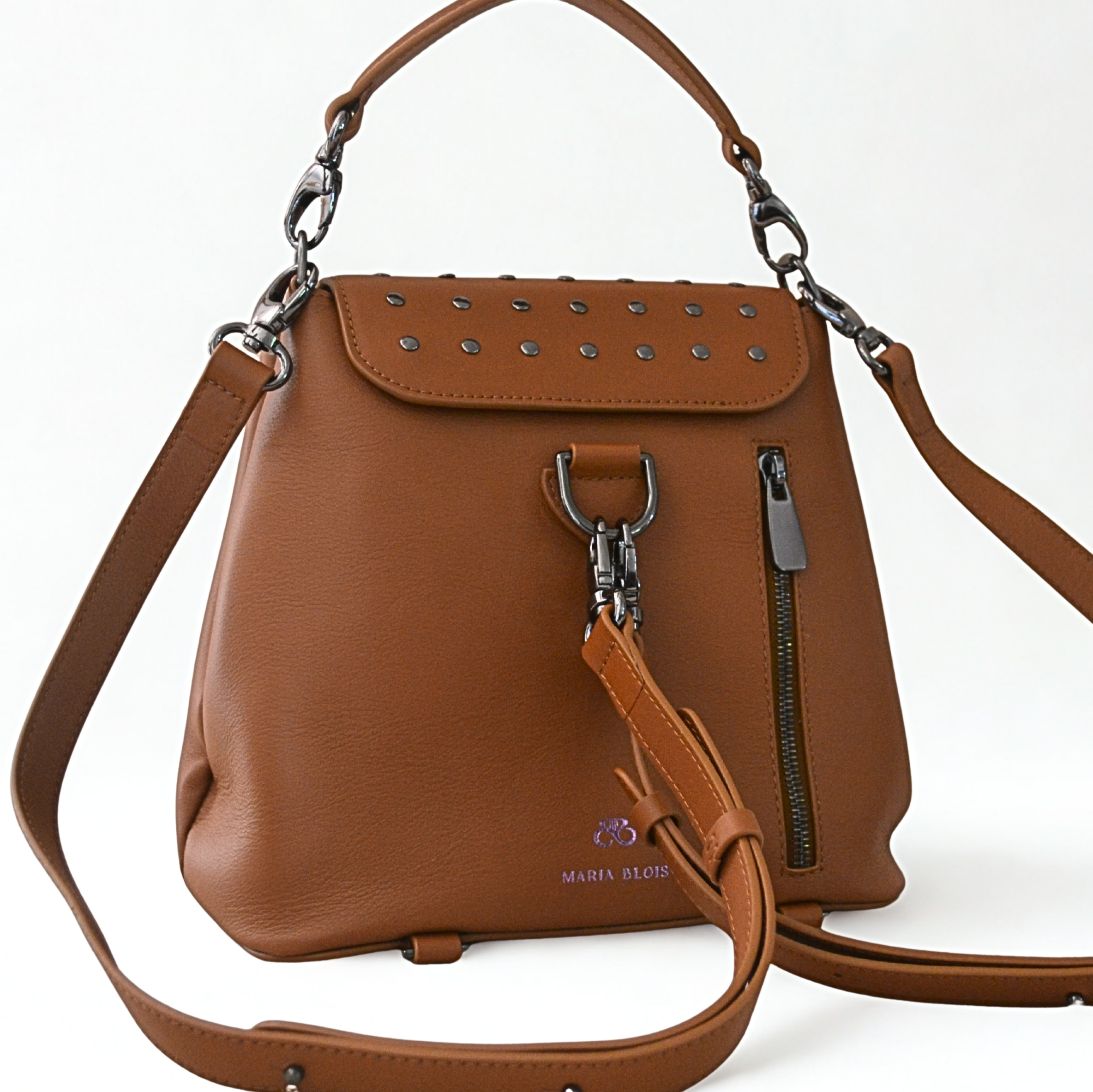 Solapa extra (opcional) con tachas Mochila Anna
