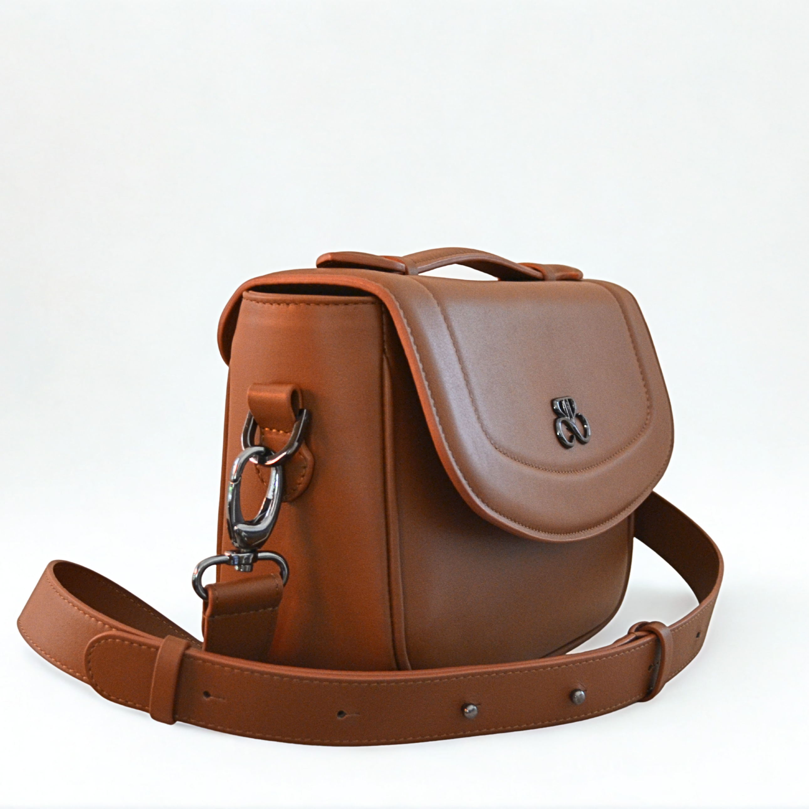 Bolso Bandolera Milan - Block - Marron