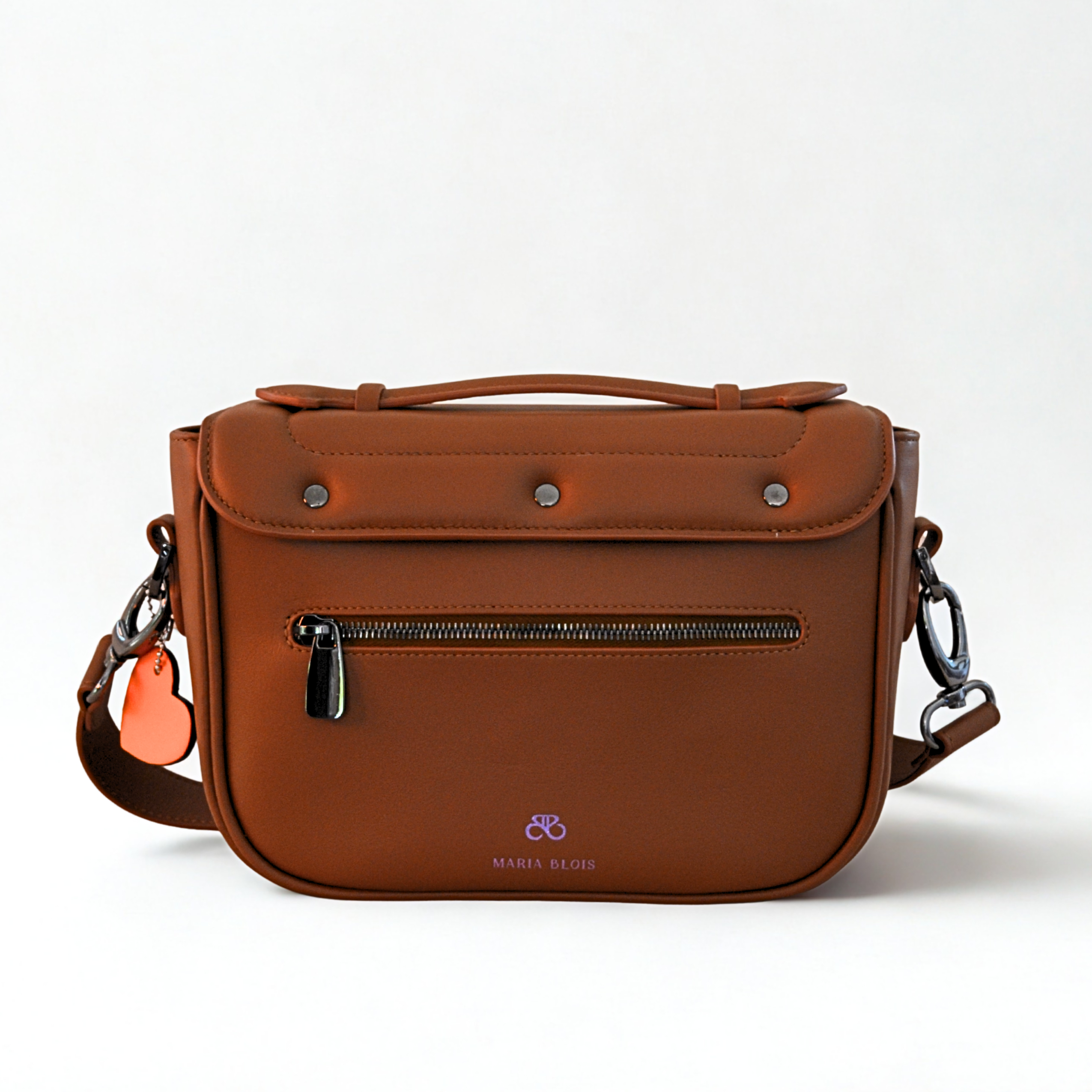 Bolso Bandolera Milan - Block - Marron
