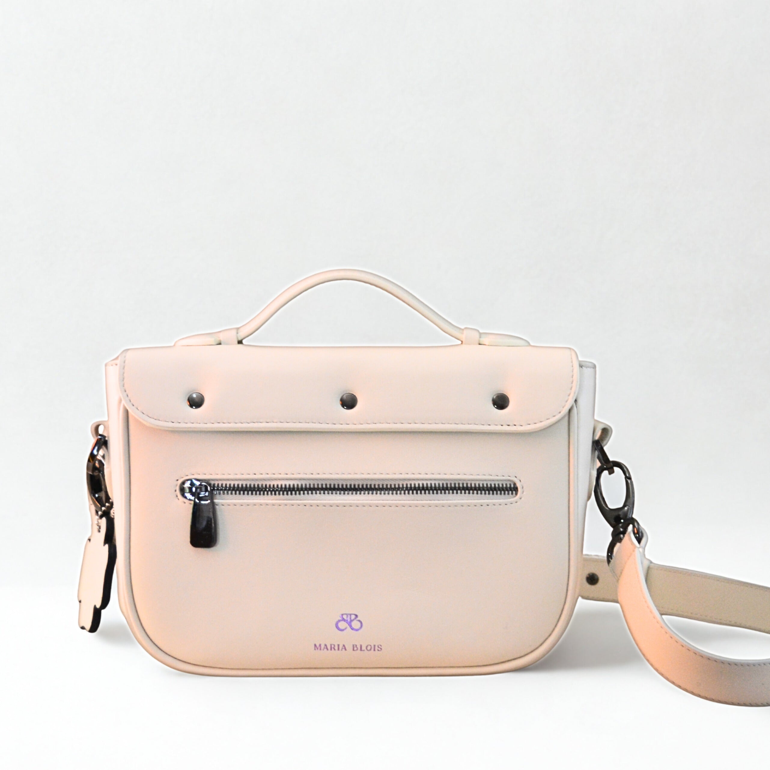 Bolso Bandolera Milan - Velvet - Blanco