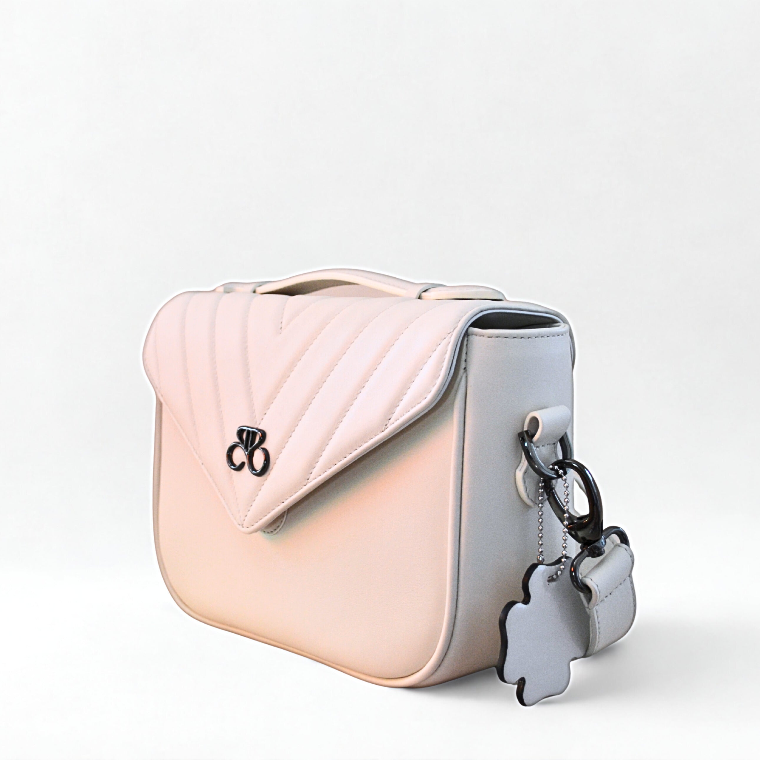 Bolso Bandolera Milan - Velvet - Blanco
