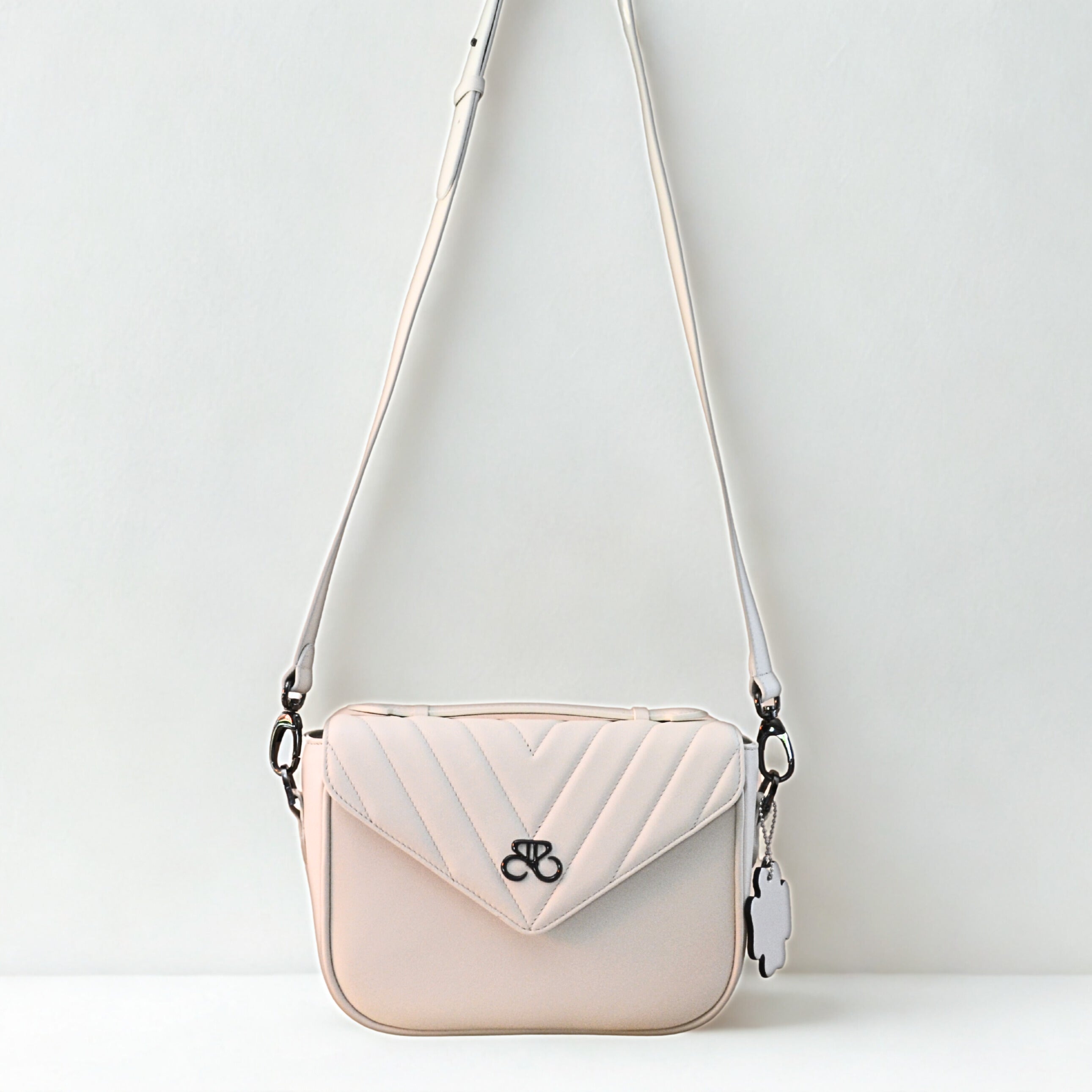 Bolso Bandolera Milan - Velvet - Blanco