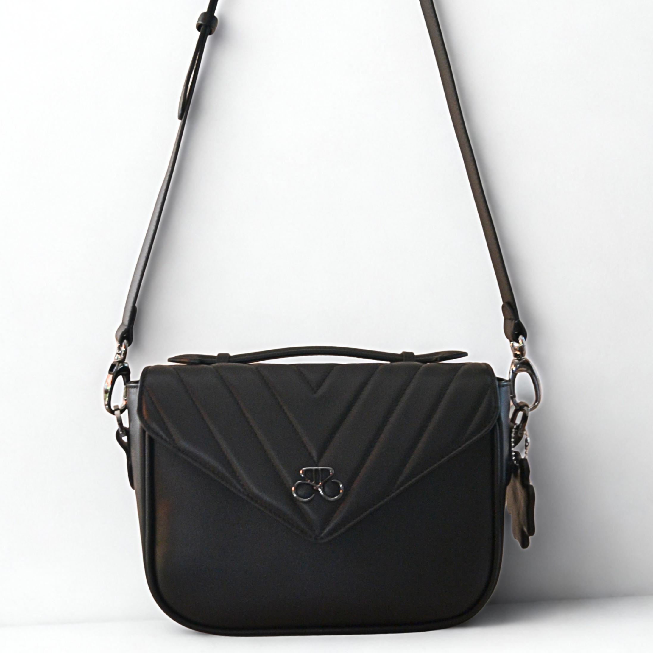 Bolso Bandolera Milan - Velvet - Negro