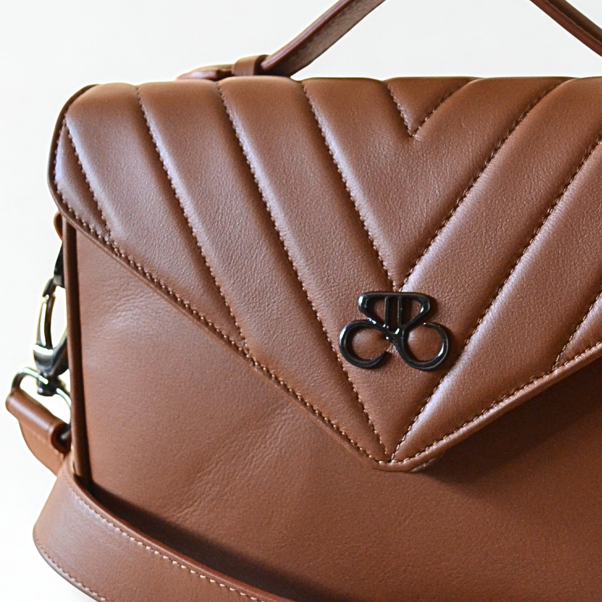 Bolso Bandolera Milan - Velvet - Marron