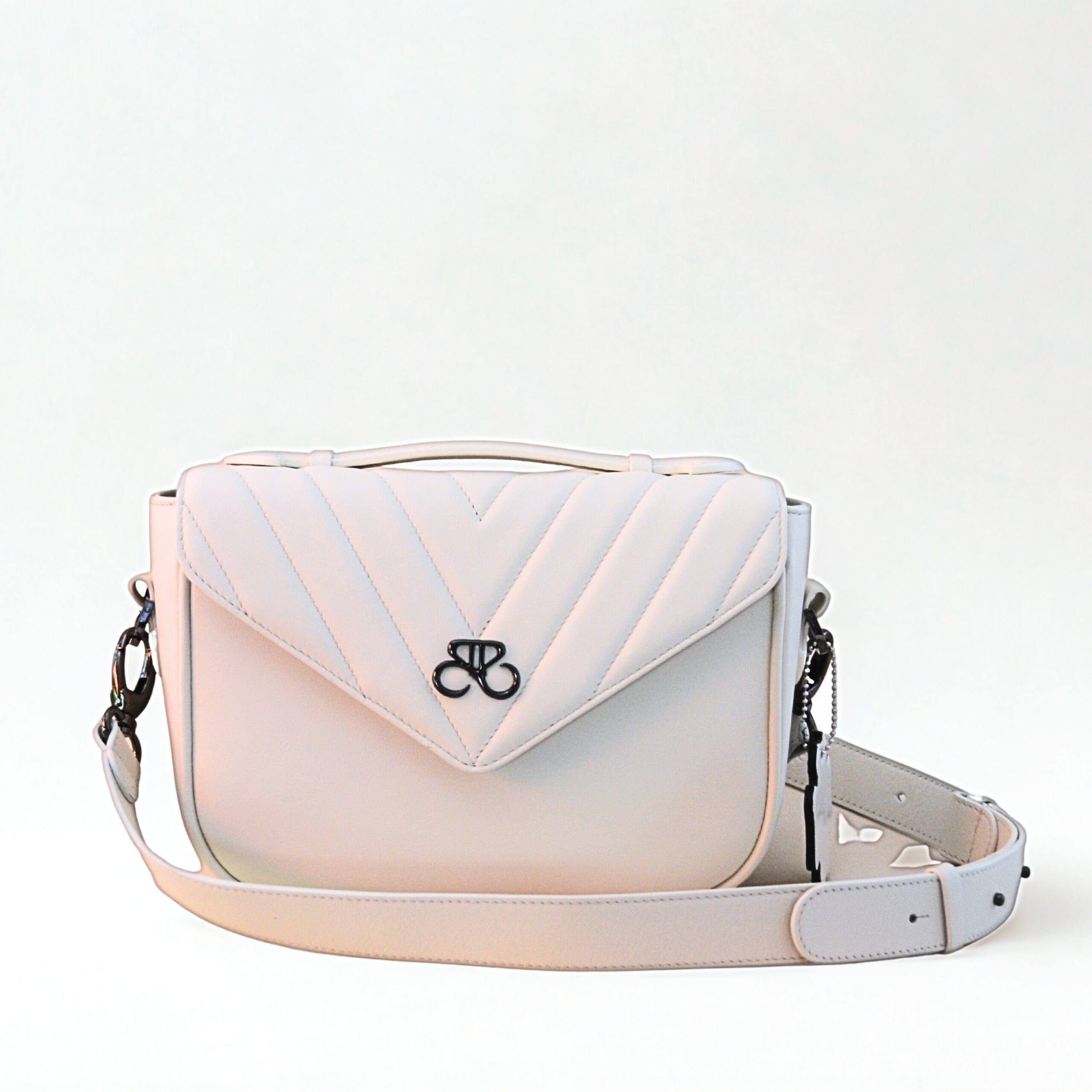 Bolso Bandolera Milan - Velvet - Blanco