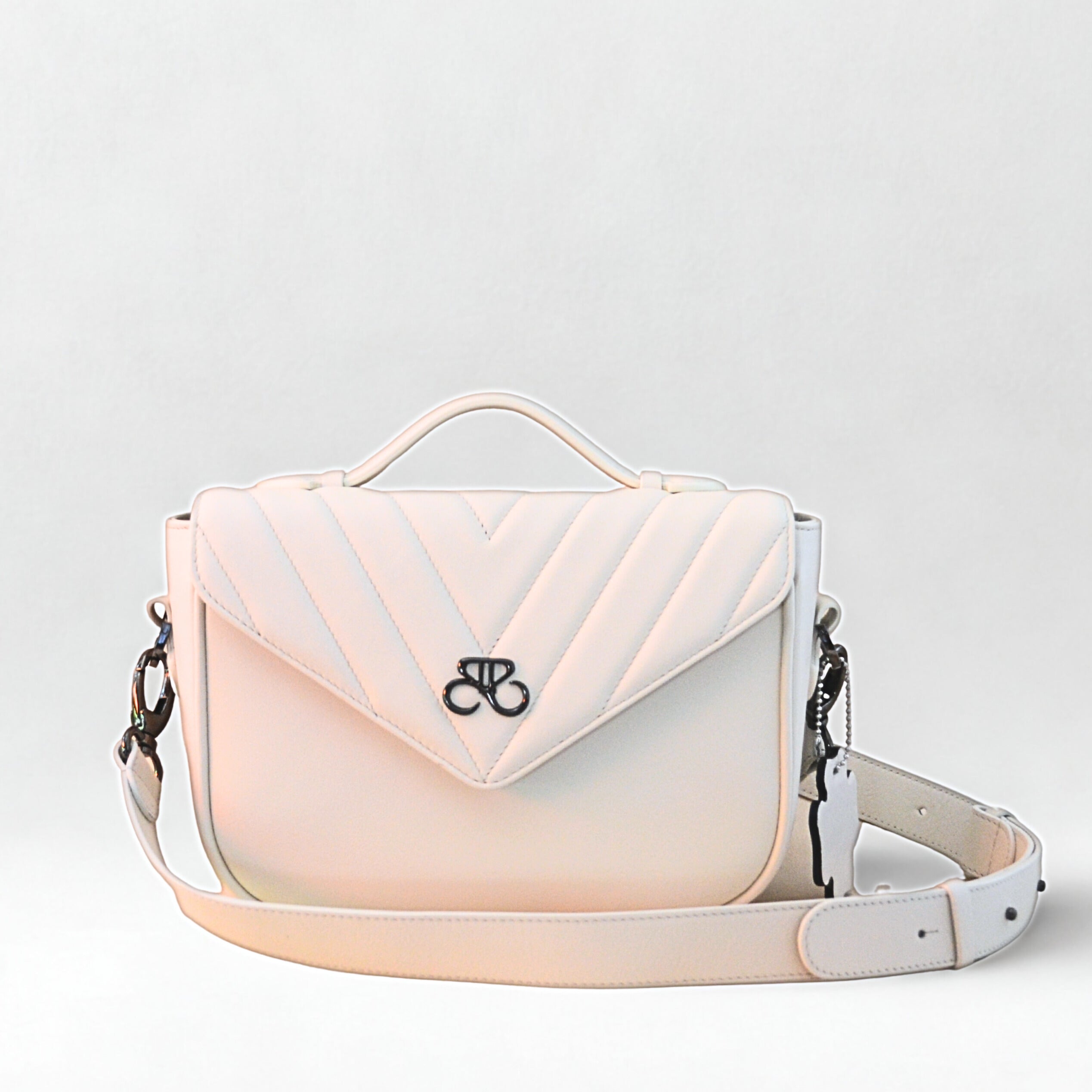 Bolso Bandolera Milan - Velvet - Blanco