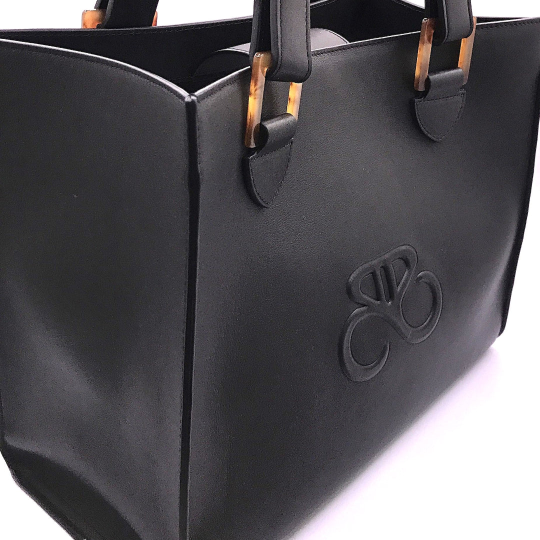 Maria Blois Bolso Tote Iris Negro