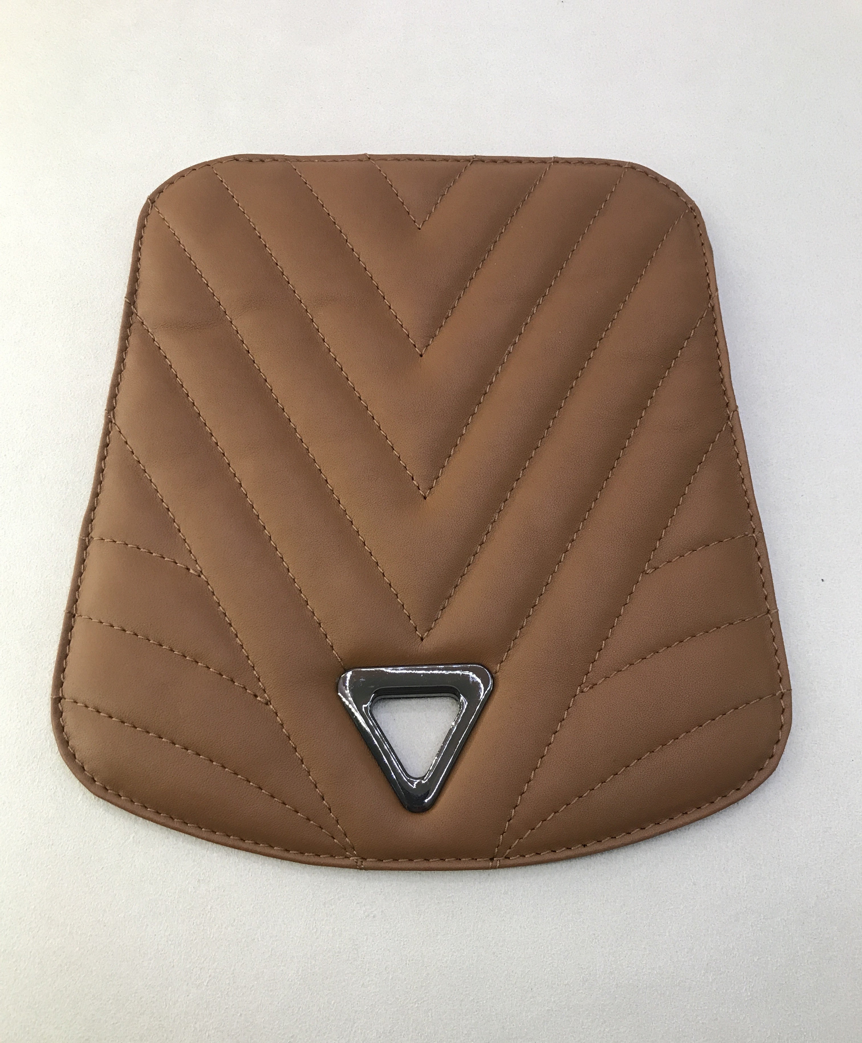 Studded flap - Anna backpack in black nappa leather