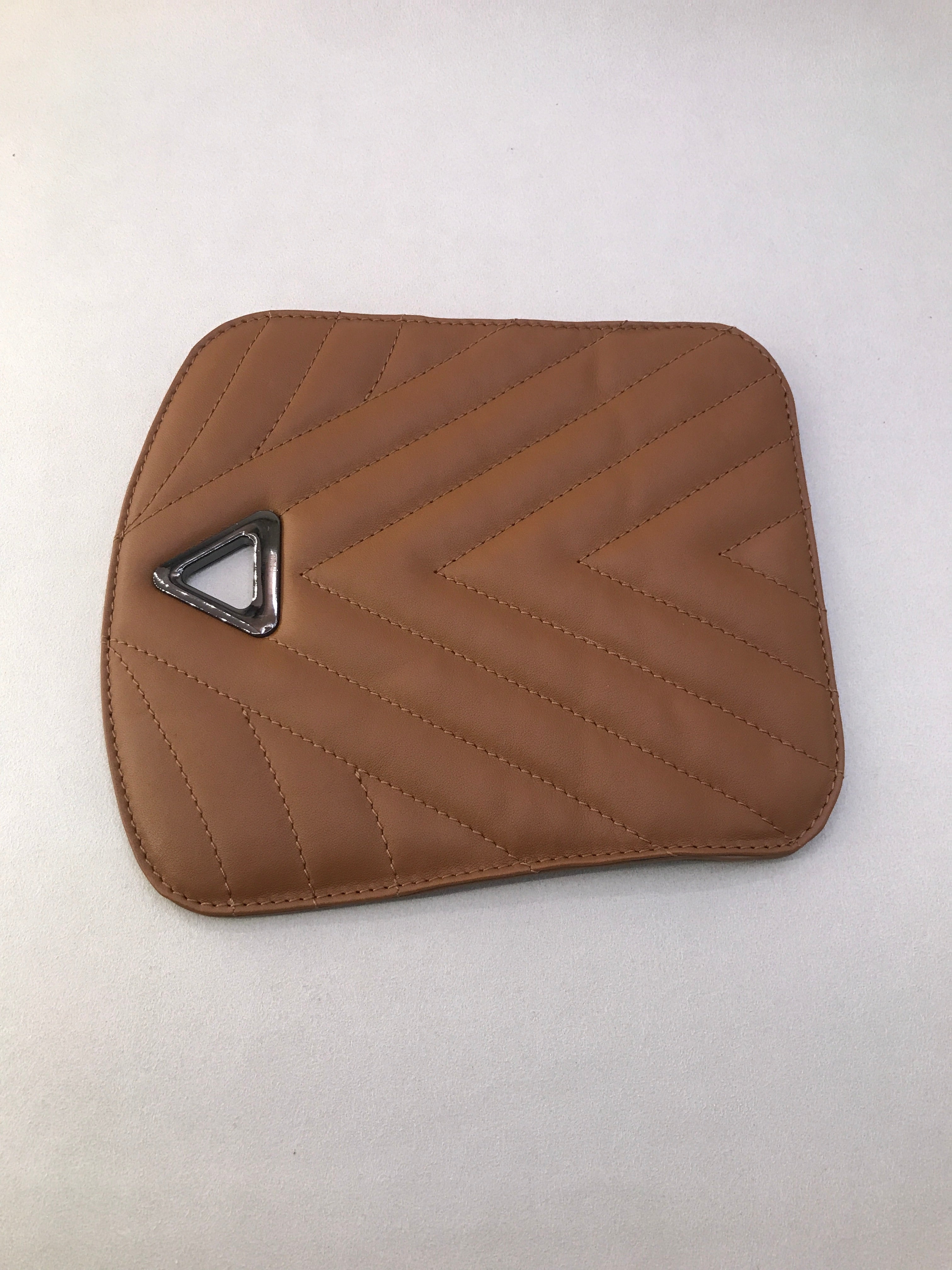 Studded flap - Anna backpack in black nappa leather