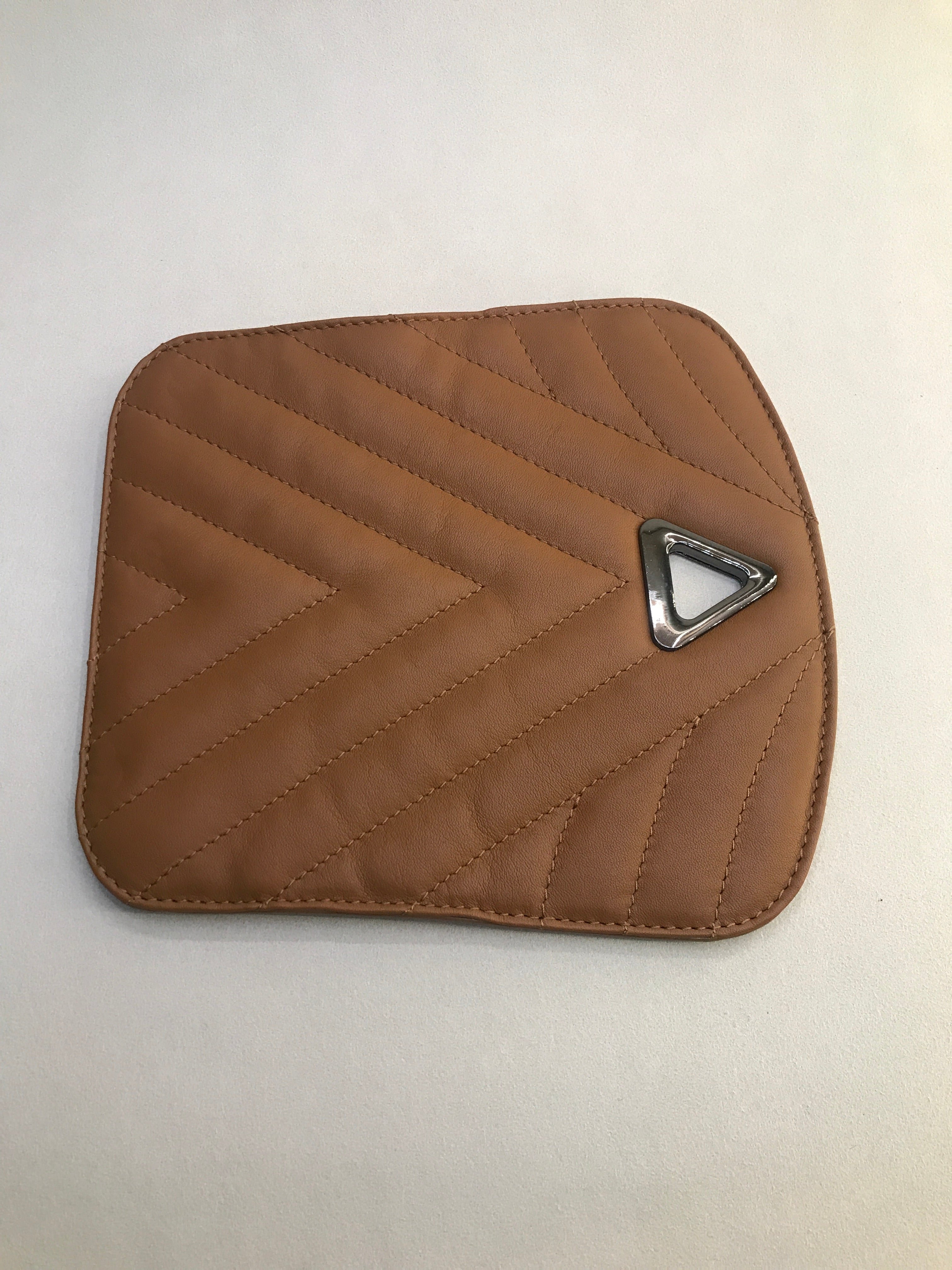 Studded flap - Anna backpack in black nappa leather