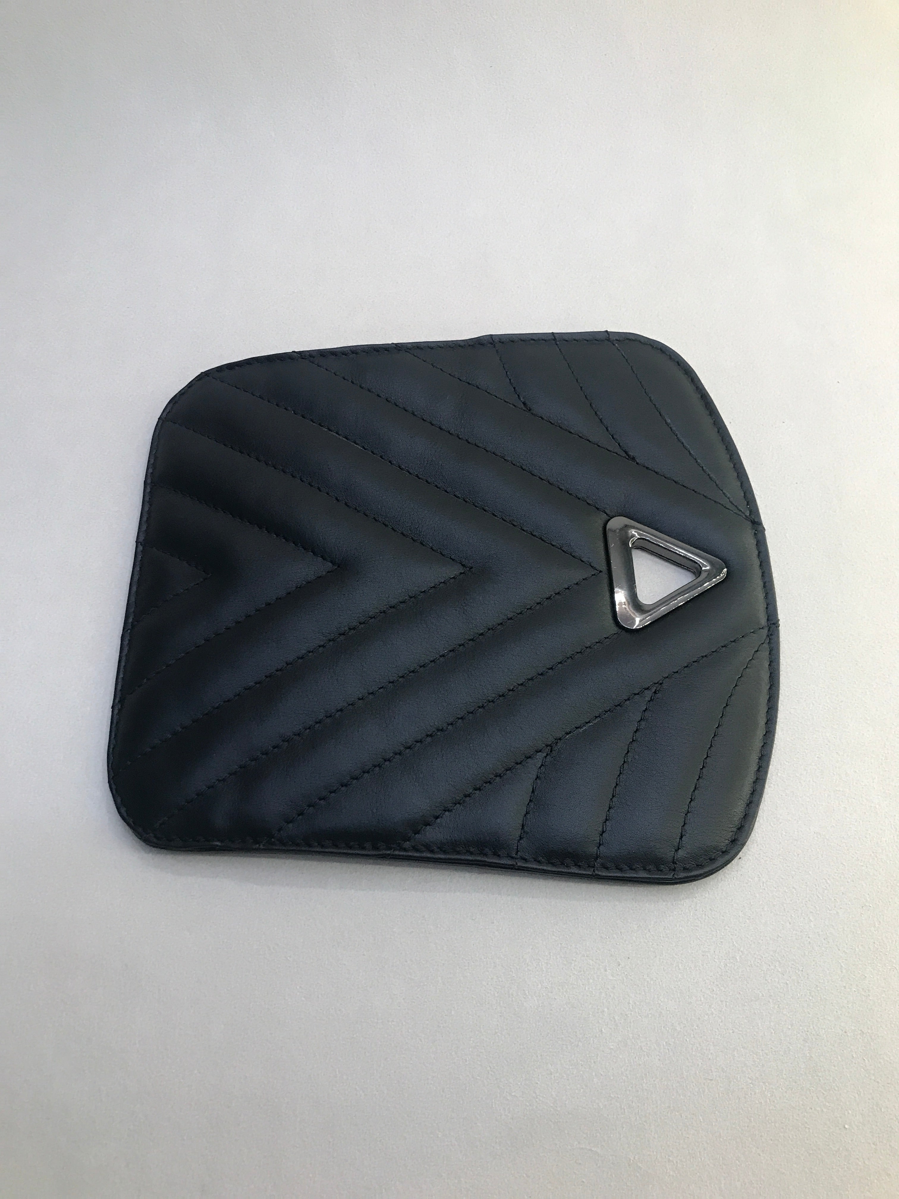 Studded flap - Anna backpack in black nappa leather