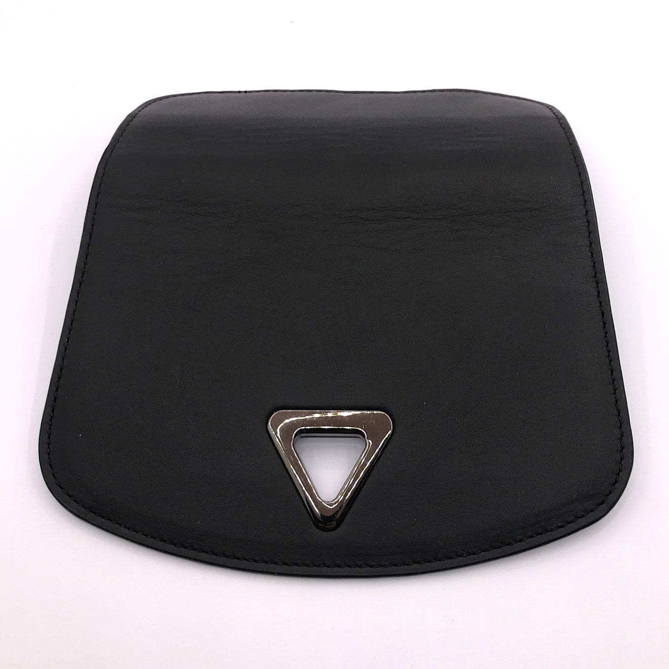 Studded flap - Anna backpack in black nappa leather