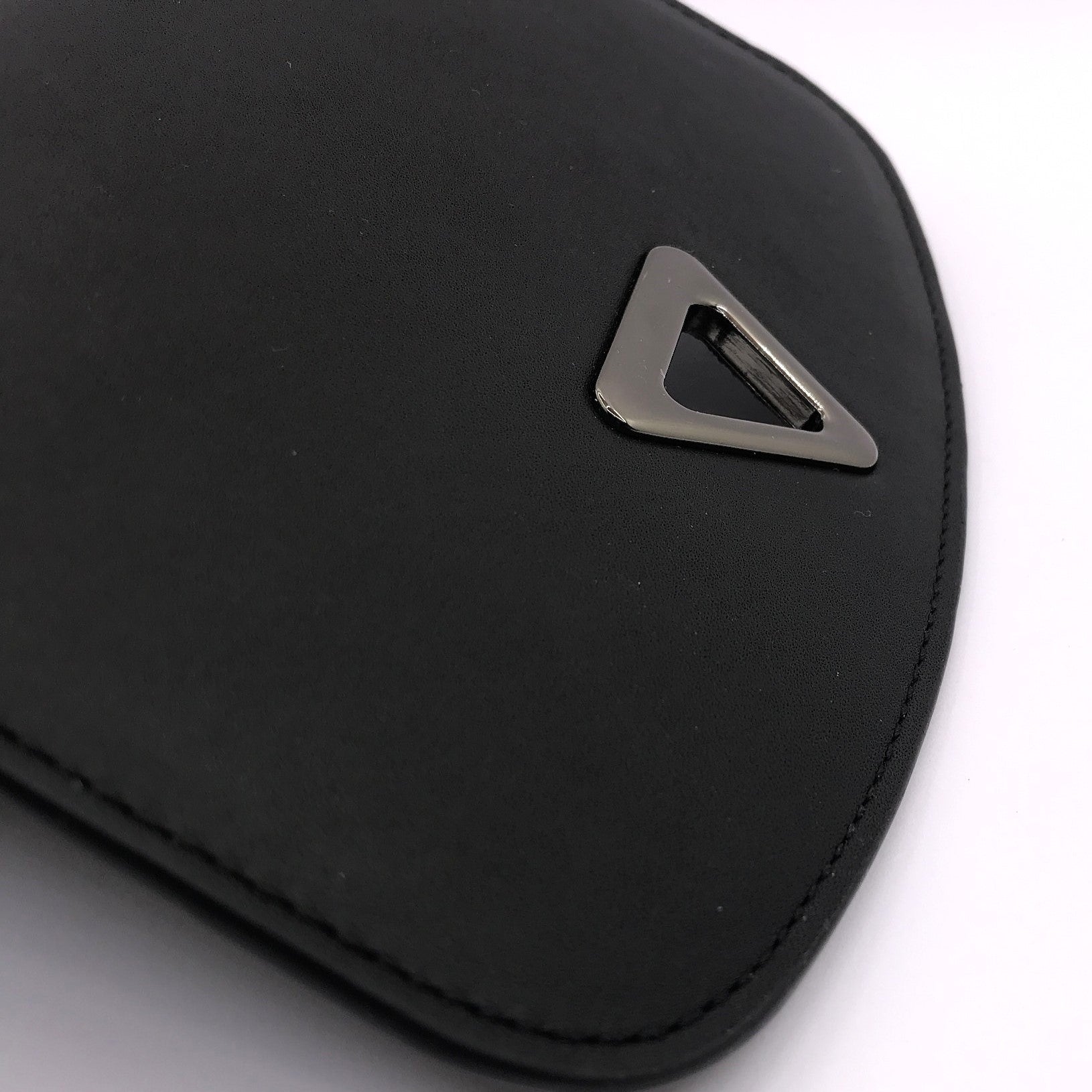 Studded flap - Anna backpack in black nappa leather