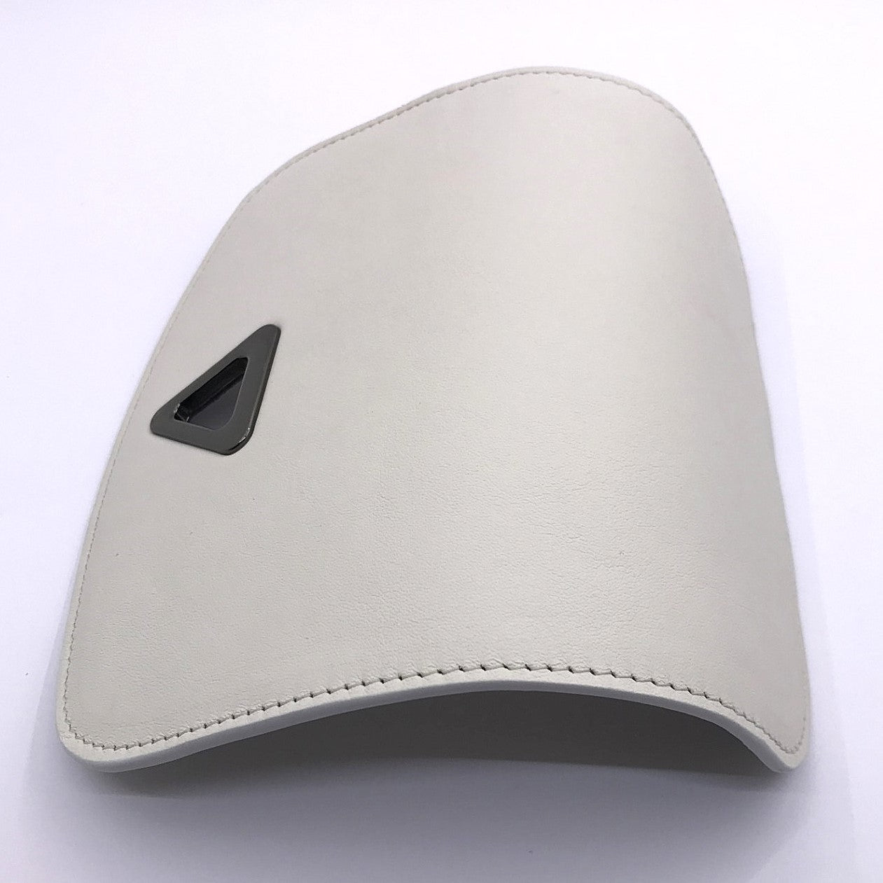 Plain flap - Anna backpack in white nappa leather