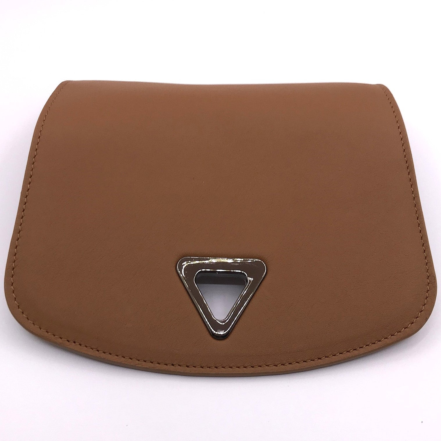 Studded flap - Anna backpack in black nappa leather