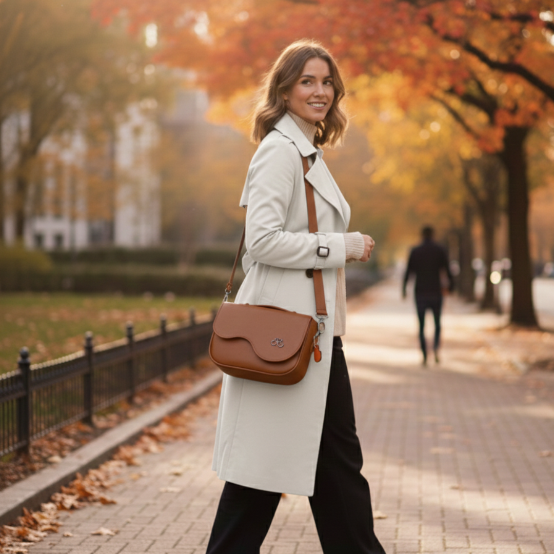 Maria Blois Bandolera Milan Ole Marron