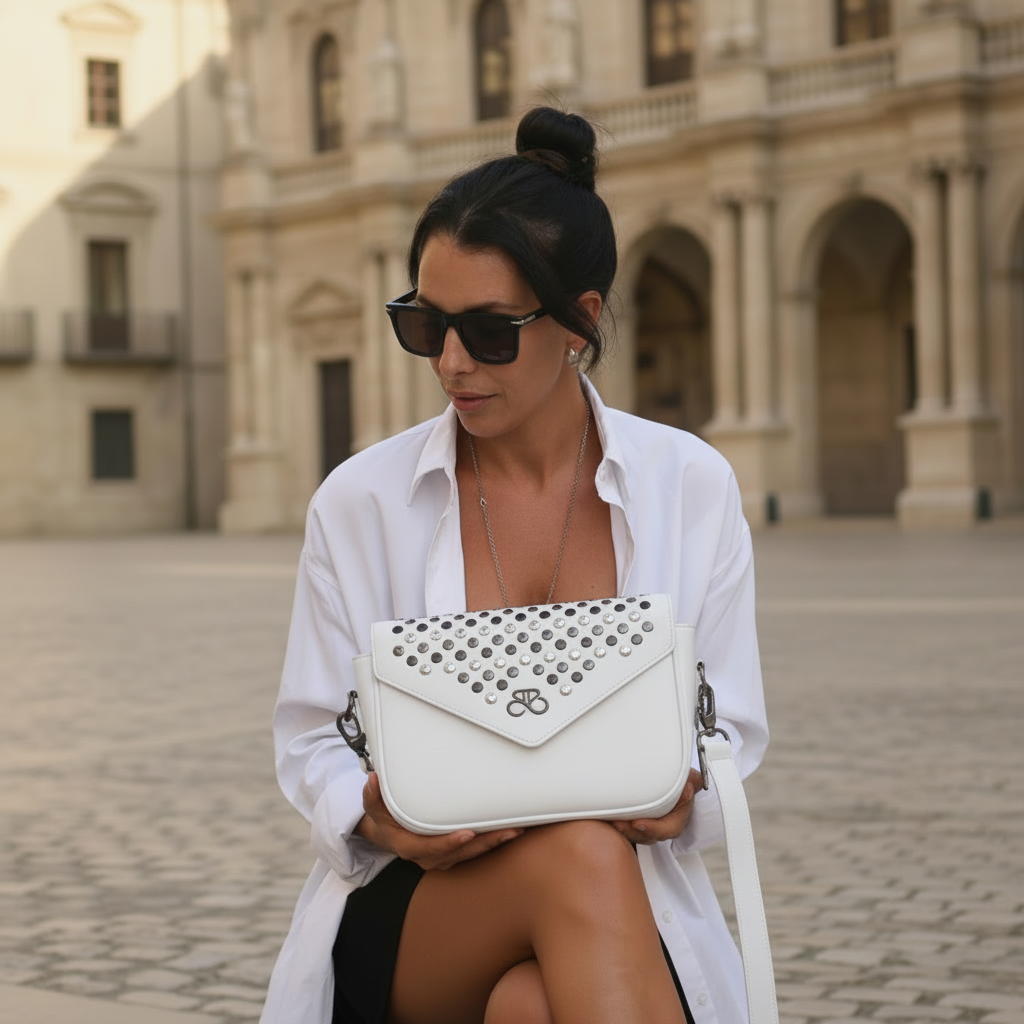 Bolso Bandolera Milan - Rebel - Blanco