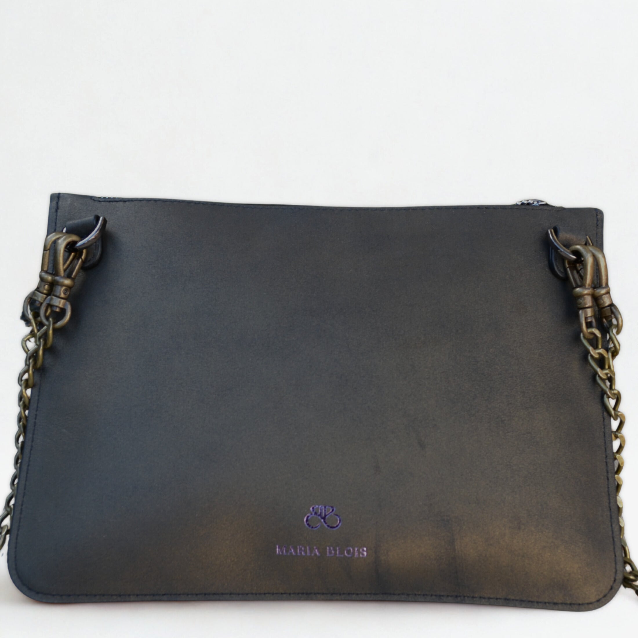 Maria Blois - Clutch Bronce viejo liso