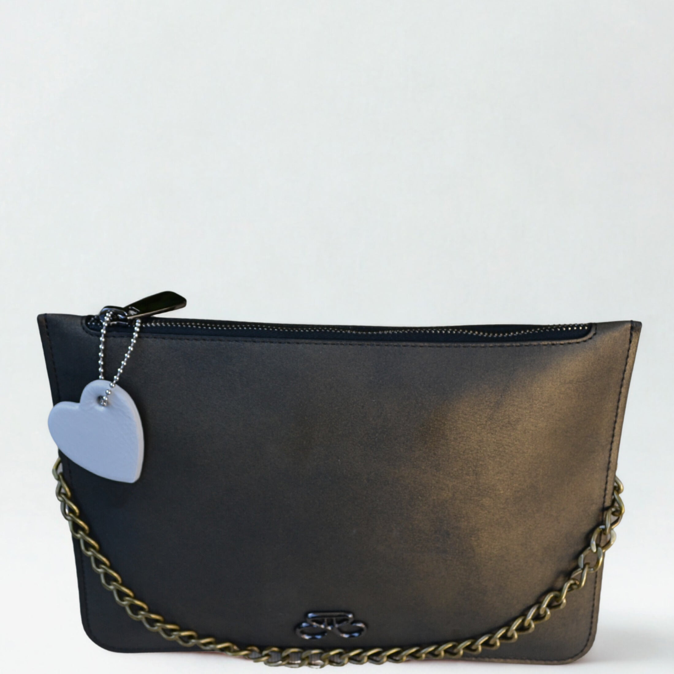 Maria Blois - Clutch Bronce viejo liso