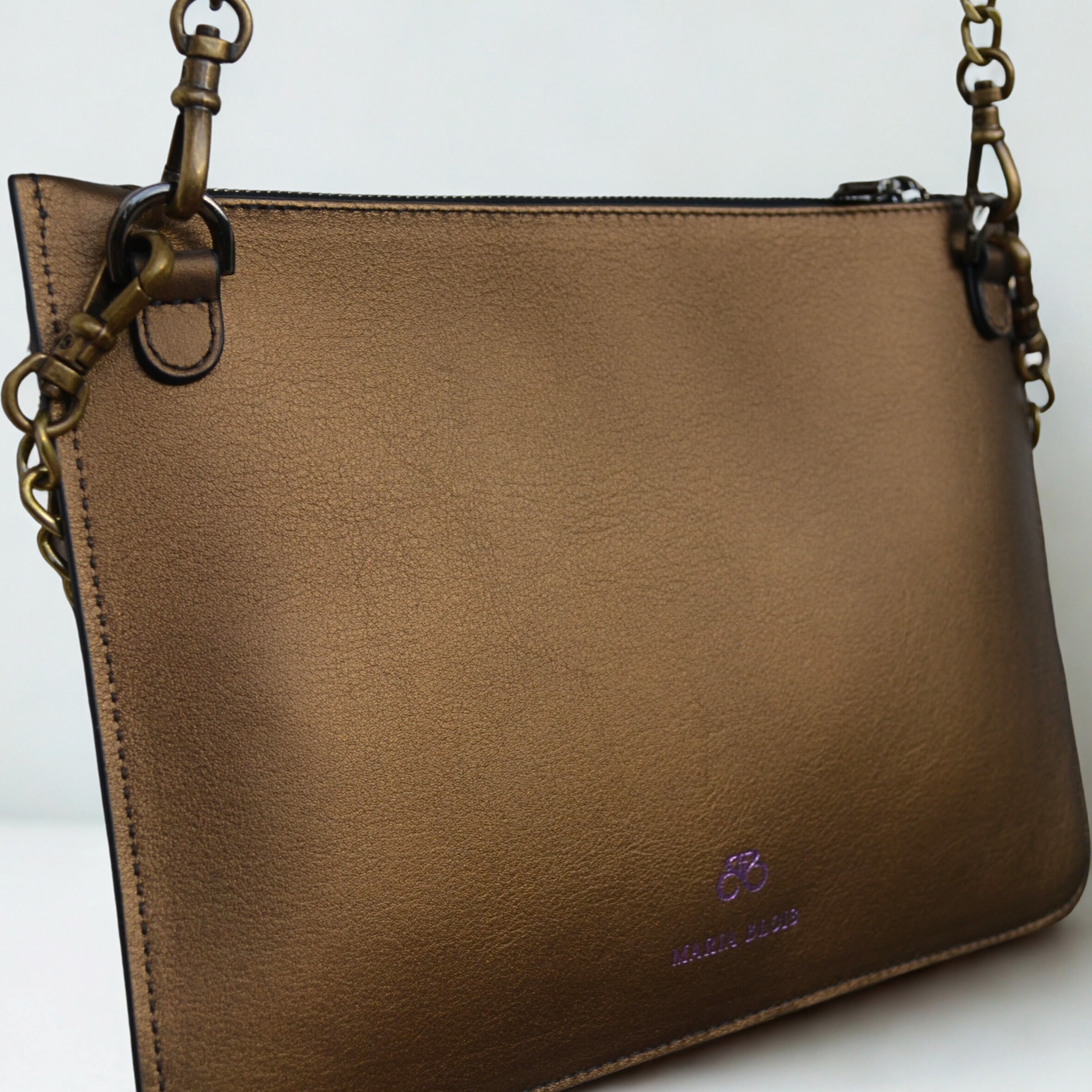 Clutch Ginebra bronce Oliva 