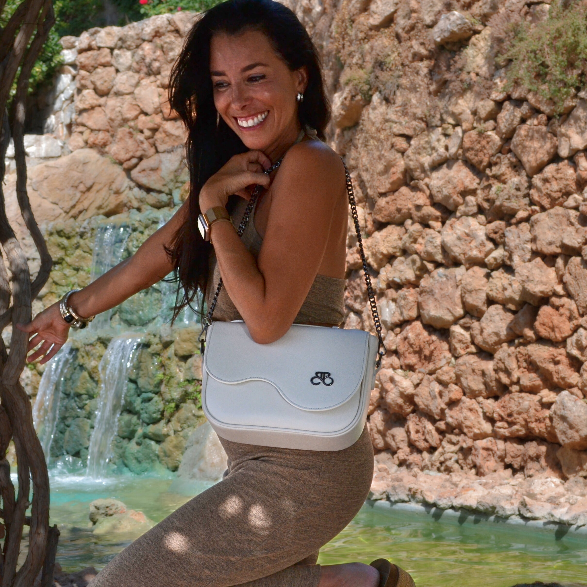 Bolso Bandolera Milan - Olé - Blanco
