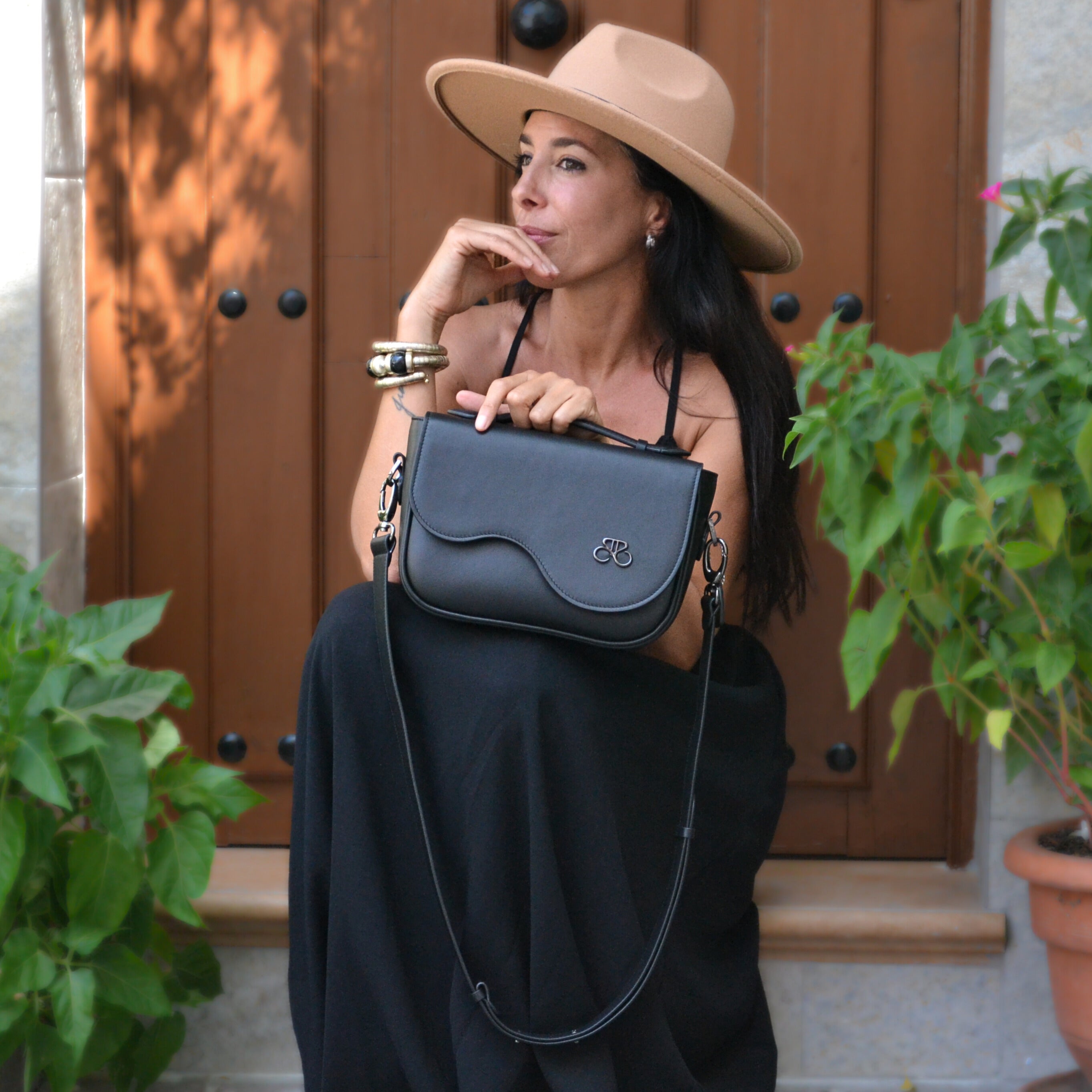 Bolso Bandolera Milan - Olé - Negro
