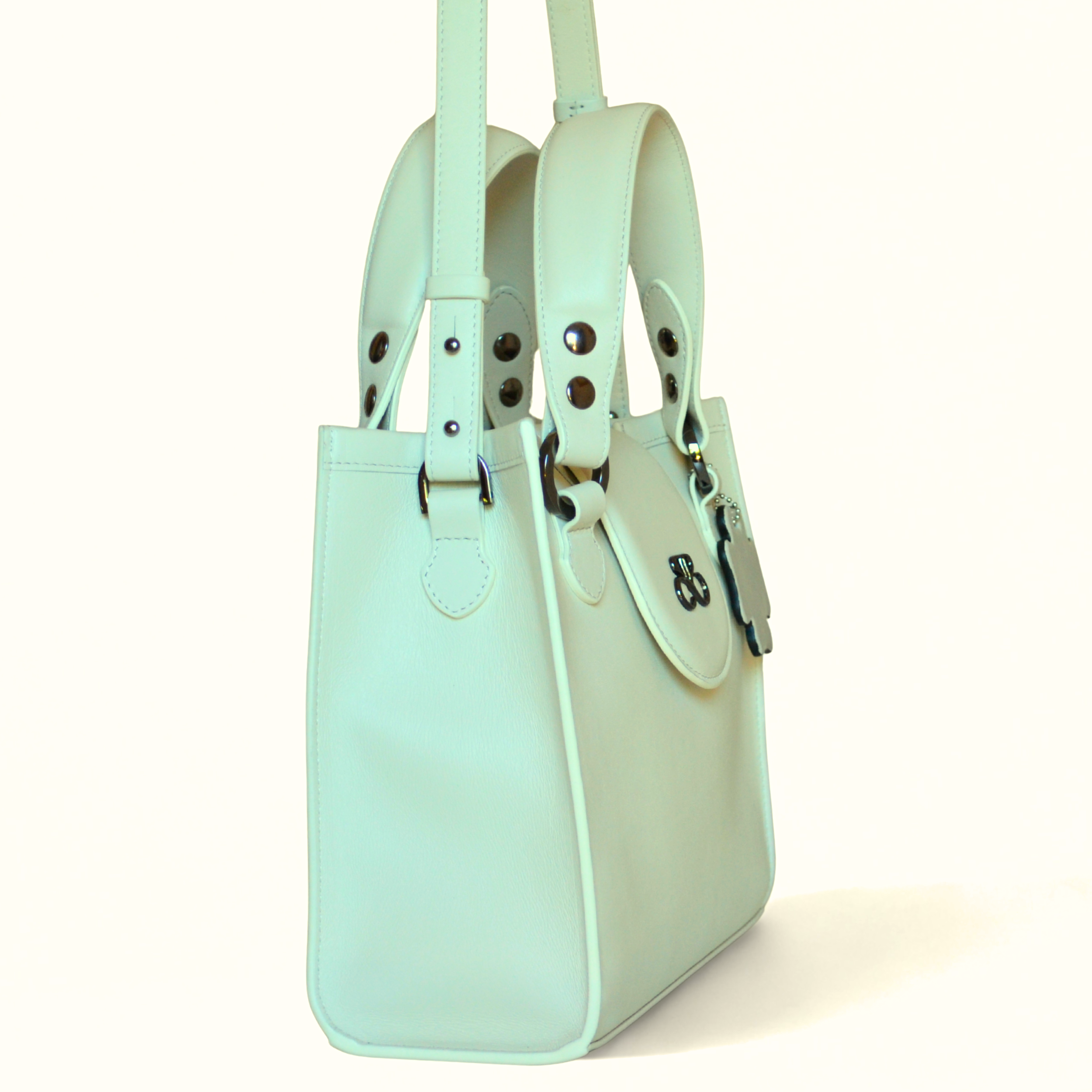 Iris Tote bag - napa leather - Black